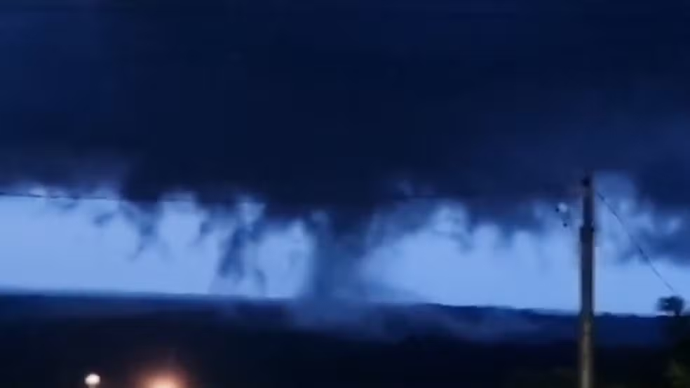 Simepar confirma registro de tornado em Mercedes